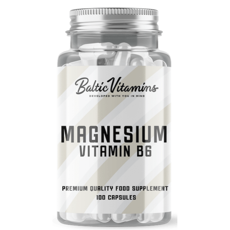 Baltic Vitamins Magnesium+B6 90 caps